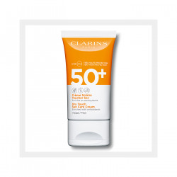 Creme Solaire visage toucher sec SPF 50+ Solaire Visage