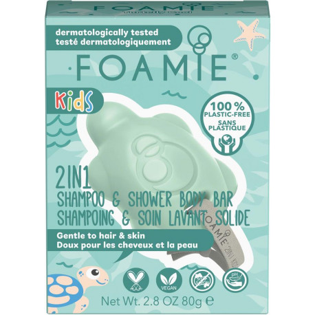 Shampoing & Soin Lavant Solide Kids Vert Doux pour Cheveux et Peau