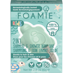 Shampoing & Soin Lavant Solide Kids Vert Doux pour Cheveux et Peau