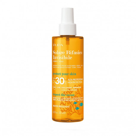 Soin Solaire Biphase Invisible Spf 30 Corps Visage