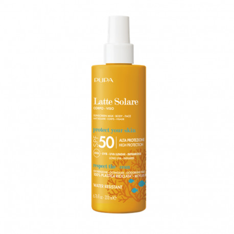 Lait Solaire Spf 50 Corps Visage