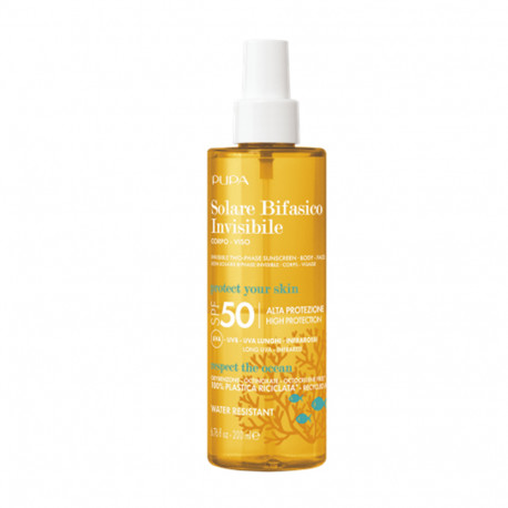 Soin Solaire Biphase Invisible Spf 50 Corps Visage