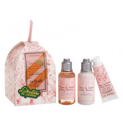 Maisonnette Fleur de Cerisier Mousse Douche +Lait Perlé +Crème Mains