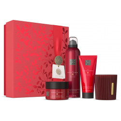 Coffret M Ritual of Ayurveda Mousse Douche +Creme Corps +Gommage +Bougie