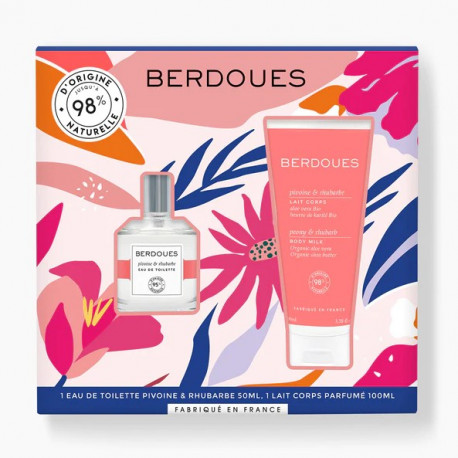 Coffret 1902 Pivoine Rhubarbe Edt +Lait