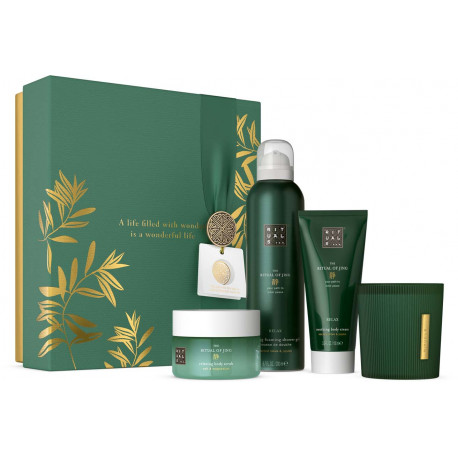 Coffret M Ritual of Jing Mousse Douche +Creme Corps +Gommage +Bougie