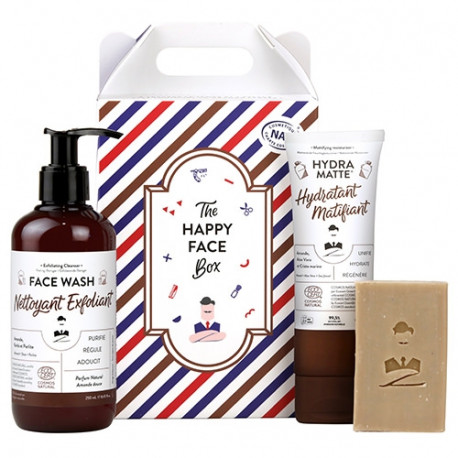 The Happy Face Box Nettoyant +Hydratant +Savon