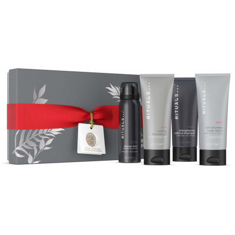 Coffret S Ritual Homme Sport Mousse Douche +Gel Douche +Shampoing +Lotion