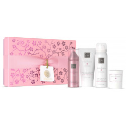 Coffret S Ritual of Sakura Creme Corps +Brume Corps +Mousse Douche +Huile Douche